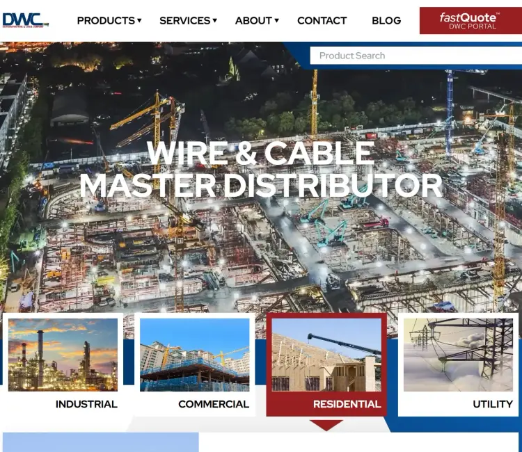 Distributor Wire & Cable Website